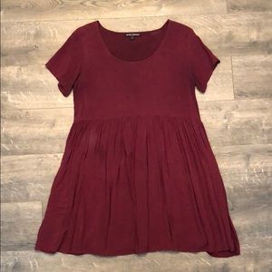 Maroon Babydoll Tunic
